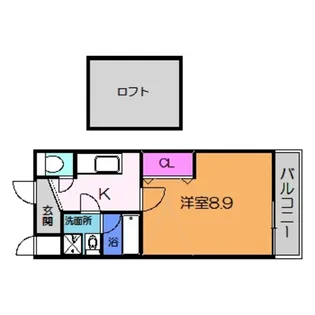 フジパレス初芝イースト【2階】の間取り