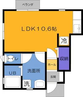 ルピナスガーデン【1階】の間取り