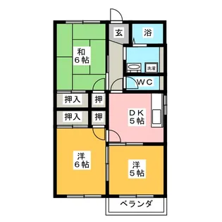コーポ 2・1【2階】の間取り