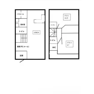 神奈川県茅ヶ崎市松浪2【一戸建】の間取り