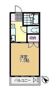 千葉県佐倉市西志津4【アパート】の間取り