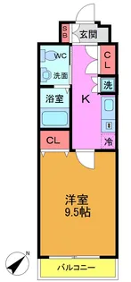 市川妙典レジデンス(旧コンフォリア市川妙典)【4階】の間取り