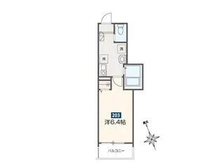 MELDIA Petia渋谷【1階】の間取り