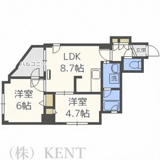 クラッセ宮の森ガーデン【11階】の間取り