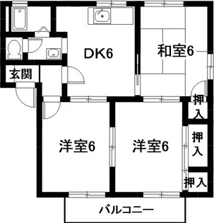 サンステージ豊川 A棟【2階】の間取り