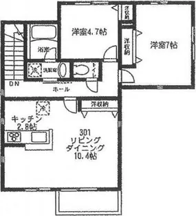 東京都文京区白山4【アパート】の間取り