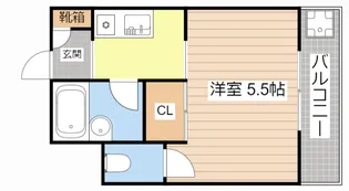 ウイングヴィーナス東陽【3階】の間取り