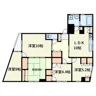 東京都練馬区豊玉北6【マンション】の間取り