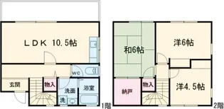 奈良県奈良市朱雀1【一戸建】の間取り