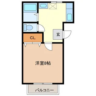 ハイツもみの木【2階】の間取り