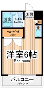 スカイコート立川第3【1階】の間取り