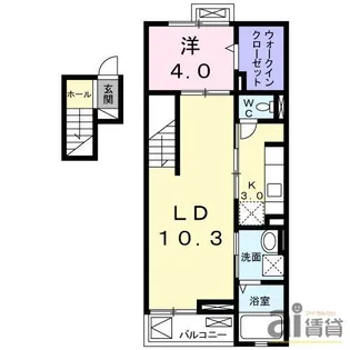 オネスティーユー セレノ【4階】の間取り