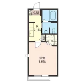 クロエ請西S棟【2階】の間取り