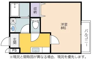 メゾン・ド・ジュネスII【2階】の間取り