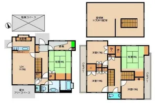 東京都杉並区荻窪1【一戸建】の間取り