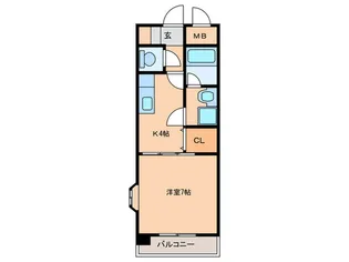 早河マンション【3階】の間取り