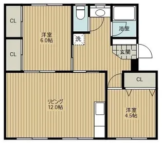 原田マンション【4階】の間取り