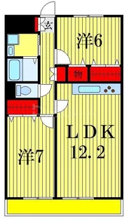 KAZU市川【3階】の間取り