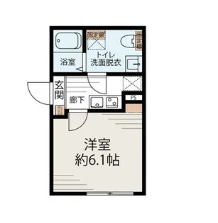 ホワイトキューブ若宮【1階】の間取り