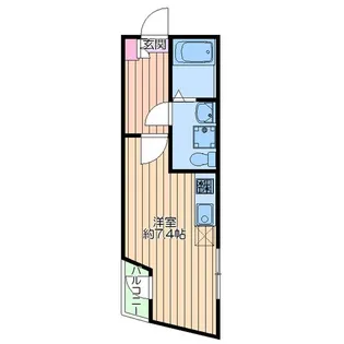Well-being北千住【3階】の間取り