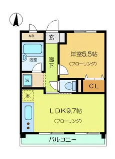 工藤ビル【5階】の間取り