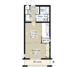 ルミエール中町【3階】の間取り