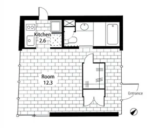 crane court(クレインコート)【1階】の間取り