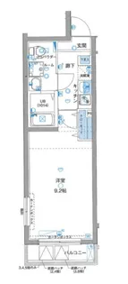 東京都板橋区板橋4【マンション】の間取り