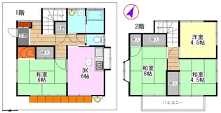 埼玉県春日部市緑町2【一戸建】の間取り