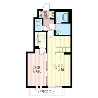 フレグランスII【1階】の間取り