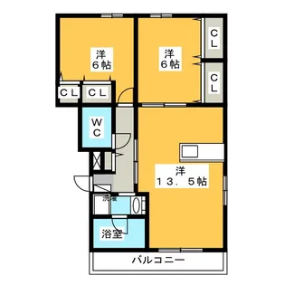 エアリクス【2階】の間取り