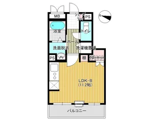 メゾンセリジエ【3階】の間取り