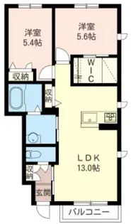 エトワル C【1階】の間取り