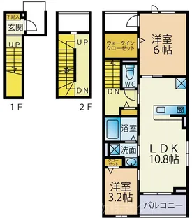 ラメゾン385【3階】の間取り