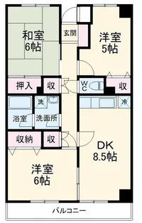 3DKの間取り画像