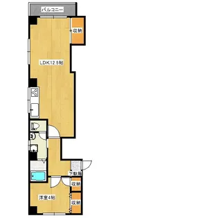 メゾンミナミ【3階】の間取り
