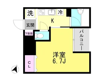 サンガーデン宮本町【3階】の間取り