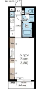 リブリ・ルミエイトII【1階】の間取り