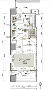 クレヴィア恵比寿【4階】の間取り