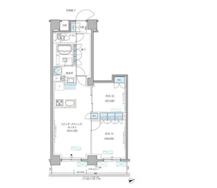 パークアクシス文京本郷【4階】の間取り