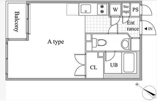東京都目黒区目黒1【マンション】の間取り