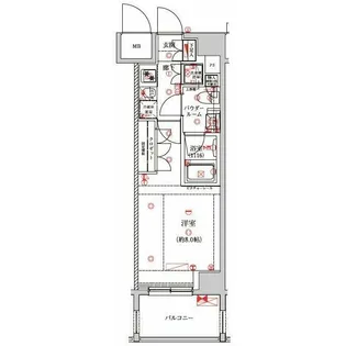 セジョリ蒲田II【8階】の間取り