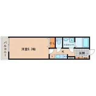 アスコット名取駅西【1階】の間取り