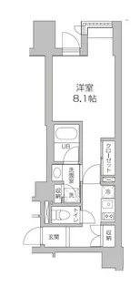 レジディア高円寺【1階】の間取り