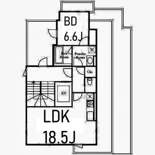 YAMATE288【4階】の間取り