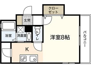 ビューテラスオクムラ【1階】の間取り