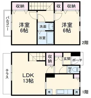埼玉県北足立郡伊奈町栄5【一戸建】の間取り
