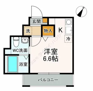 ルミナ境之谷【2階】の間取り