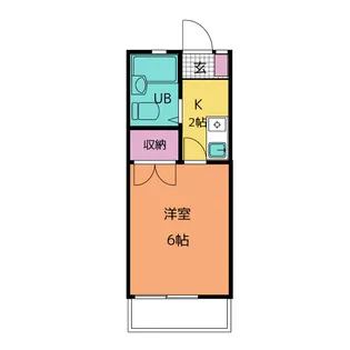 宍倉ハイツ【2階】の間取り