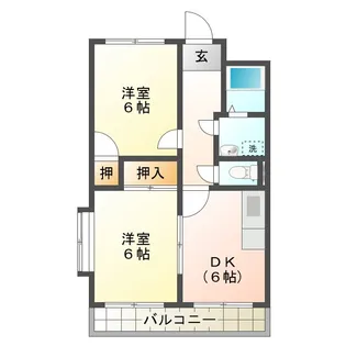 ソレイユ【2階】の間取り